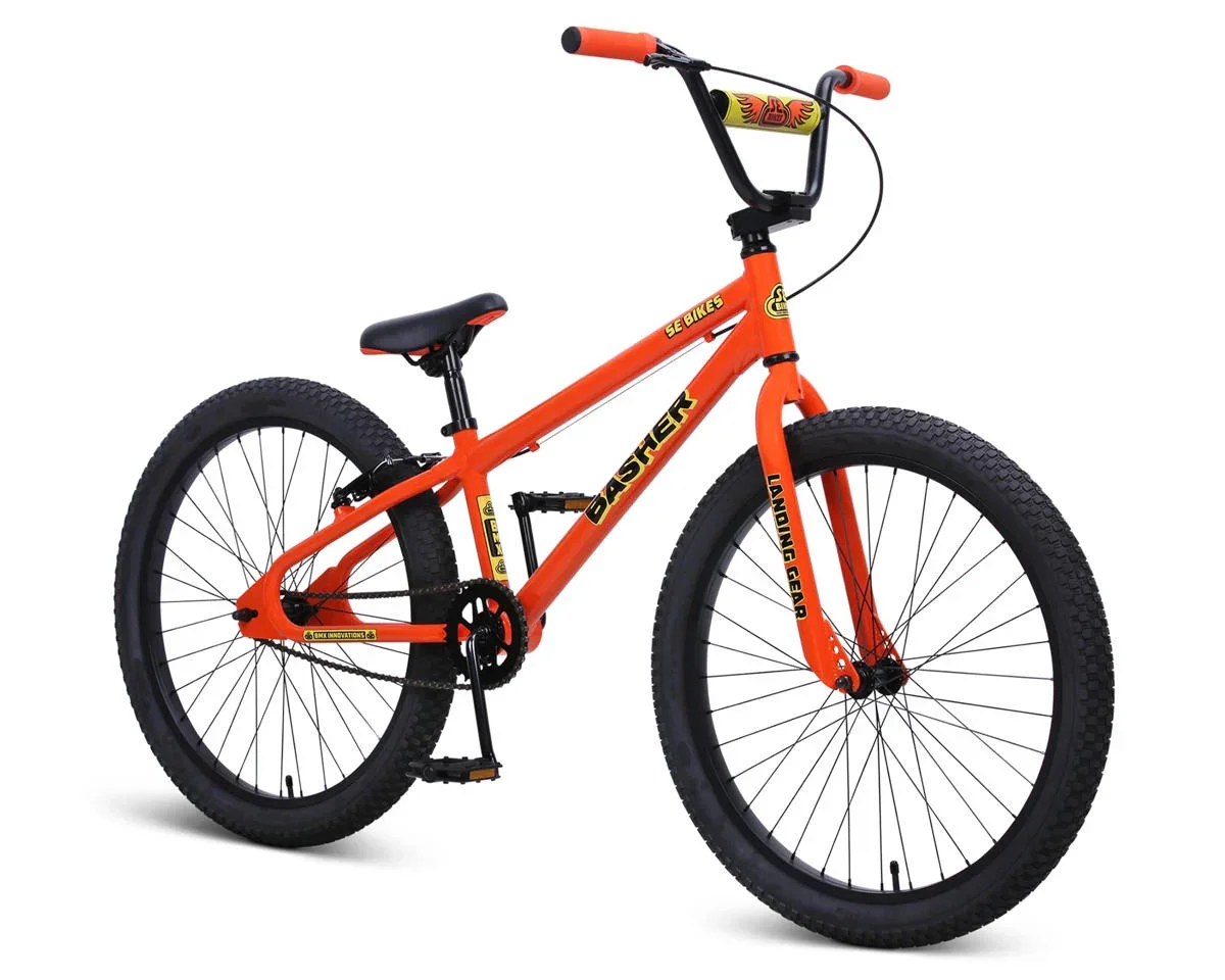 SE Bikes Basher 24" BMX Bike (20.4" Toptube) (Outrageous Orange) - view 2